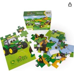 John Deere Kids Floor Puzzle - John Deere Tractor - 36 pieces ~ 3" x 2"